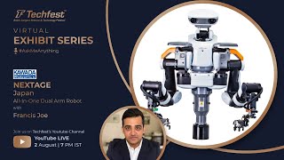 Allinone Dual Arm Robot  NEXTAGE Kawada Robotics  Virtual Exhibit Series  Techfest IIT Bombay [upl. by Head]