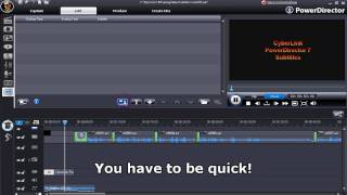 CyberLink PowerDirector 7  Subtitles [upl. by Fabe]