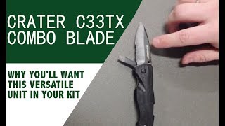 Leatherman Crater C33TX Combo Blade Features amp Specifications Review [upl. by Sanborn347]