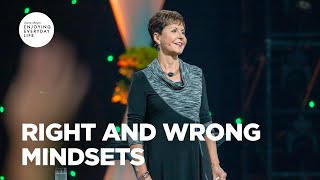 Right and Wrong Mindsets  Joyce Meyer  Enjoying Everyday Life Teaching [upl. by Aikal289]