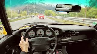 POV  1997 Porsche 993 4S  ASMR Driving in Valchiavenna near Como Lake  ASMR [upl. by Eonak]