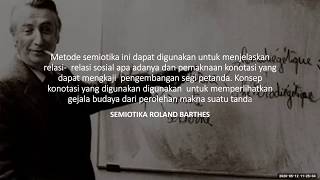 INI CARA ANALISIS DATA ALA SEMIOTIKA ROLAND BARTHES [upl. by Stelmach]