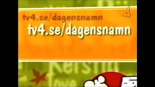 Dagens namn TV4 20001123 [upl. by Asilanna]