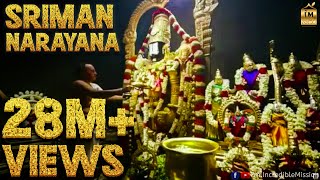 SrimanNarayana  Devotional 4K Video Song  Feat Nithyasree Mahadevan [upl. by Halimaj]