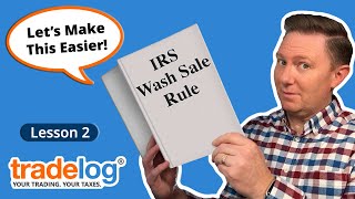 The IRS Wash Sale Rule  Understanding Trader Taxes  Lesson 2 [upl. by Ahsila]