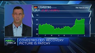 Covestro CEO says the outlook for recovery is patchy [upl. by Oderfigis]