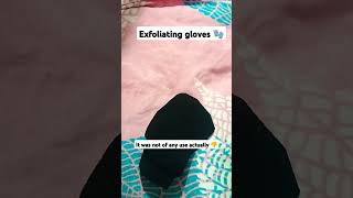 Exfoliating gloves 🧤flipkarthaul  skinclean haul exfoliatingglove haul amazonfinds shortsyt [upl. by Noakes]