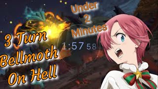 3 turn bellmoth on hell 7ds grand cross [upl. by Adnama]