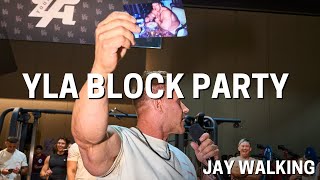 IM CHANGING MY LIFE  YLA BLOCK PARTY RECAP  JAYWALKING [upl. by Esilrahc]