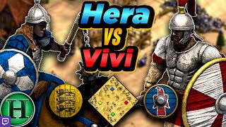 Bulgarians vs Goths  1v1 Arabia  vs Vivi  AoE2 [upl. by Dnomal588]