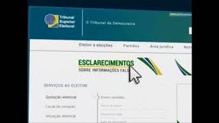 📺 ⚖ JJ2  Mesários podem obter Declaração de Dias Trabalhados no site do TSE [upl. by Novar]