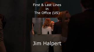 JIM HALPERT  First amp Last Lines shorts [upl. by Norat]