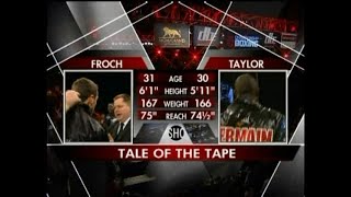 Carl Froch vs Jermain Taylor full fight 042509 [upl. by Bald]