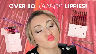 BIG BOX OF LIPPIE STIX  PENCILS UPGRADE  ft Leesha [upl. by Hiro]