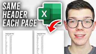 How To Put Same Header On Each Page In Excel When Printing  Full Guide [upl. by Schacker]