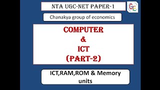 Computer and ICT Part2 ICT RAM ROM and memory units [upl. by Islaen919]