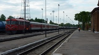 Trains in Daugavpils Latvia PART 1 19052011 [upl. by Bernice]