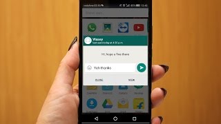 How to Reply WhatsApp Messages without Open WhatsApp No App [upl. by Liesa297]