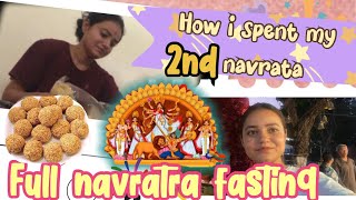 Day 2 fasting mai energy to chahiye na 🥲 navratra fasting vlog  navratri dailyvlog [upl. by Retsev935]