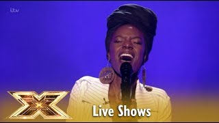 Shan sings The Greatest Snowman´s quotNever Enoughquot Live Shows 4  The X Factor UK 2018 [upl. by Ivad]