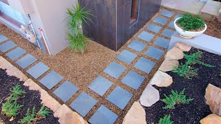 DIY Stepping Stone Path  How To Build A Side Path With Euro® Stone Pavers [upl. by Kevina]