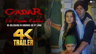 Gadar  Ek Prem Katha 4K Trailer  Returning to Cinemas 9th June [upl. by Halland]