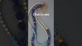 Lazulite Lapis Lazuli Necklace  by Bombyx House [upl. by Yuma]