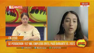 Nacional se perdieron 157 mil empleos en el país durante el 2023 [upl. by Philpot67]