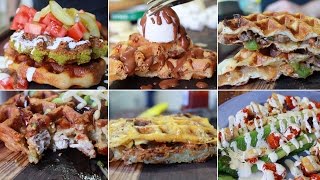 6 Unique Meals Using a Waffle Maker [upl. by Nugent66]