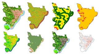 Landfill Site Selection by Weighted Overlay Technique in ArcGIS [upl. by Noillid]