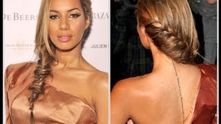 Leona Lewis Tresse Combinée sur le côté Hair Tutorial [upl. by Sido]