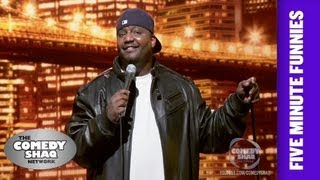 Aries Spears⎢Learn How to Speak Fing English⎢Shaqs Five Minute Funnies⎢Comedy Shaq [upl. by Bindman819]