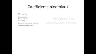 Loi binomiale partie 2  Coefficients binomiaux [upl. by Ahsinhoj]