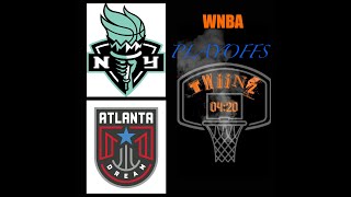 New York Liberty vs Atlanta Dream G1  WNBA Playoffs 24  MAMBACITA SZN  TWiiNZ [upl. by Siro]