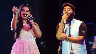 Arijit Singh And Shreya Ghosal Give Beautiful Live Performance ❤️ Never Listen B4  PM Music [upl. by Sixla975]