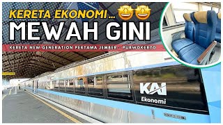 FASILITAS KERETA EKONOMI TERBAIK‼️  Trip KA Logawa New Generation Jember  Purwokerto Fulltrip [upl. by Row]