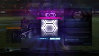 TRADE HEXED ROCKET LEAGUE BLACK MARKET DECAL [upl. by Drugge757]