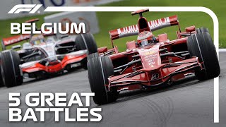 Five Brilliant Battles at the Belgian Grand Prix [upl. by Brawley]