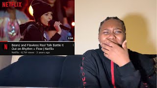 Beanz and Flawless Real Talk Battle reaction [upl. by Tessi]