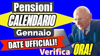 PENSIONI 👉 CALENDARIO PAGAMENTI GENNAIO 2024❗️ NUOVA TABELLA AUMENTI SCAGLIONI 📅💰 [upl. by Aihtenyc142]