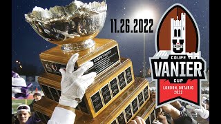 Coupe Vanier 2022 à London to host 2022 Vanier Cuo [upl. by Akcired721]