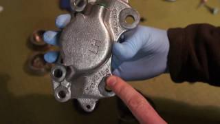 1968 MGC Girling 16PB Brake Caliper Rebuild [upl. by Qerat]