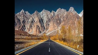 Karakoram Highway Toward Passu cones HD  YouTube [upl. by Jegger715]