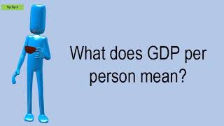 What Does GDP Per Person Mean [upl. by Yevreh852]