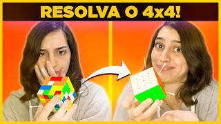 Como RESOLVER o CUBO MÁGICO 4x4  Tutorial completo método BÁSICO [upl. by Natika456]