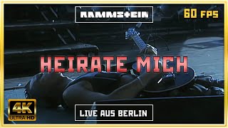 Rammstein Heirate Mich live aus Berlin 1998 With subtitles 4K 60fps remastered [upl. by Adyl188]