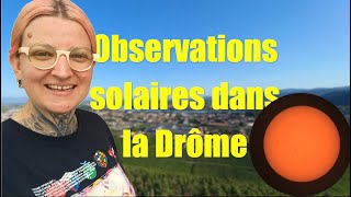 De belles taches solaires à observer en 2024  Vlog astro [upl. by Lark]