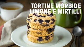 Tortine morbide ai mirtilli e limone vegane [upl. by Brower524]