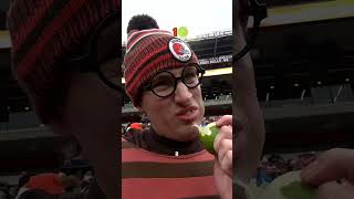 Eating an entire lime for every Browns TD [upl. by Noed]