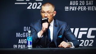 UFC 202 Conor McGregor Reacts to Win Over Nate Diaz [upl. by Darahs]